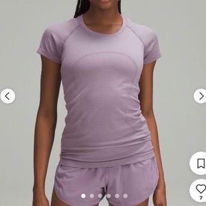 Lululemon - Swiftly Tech Short Sleeve - Sz 10 - Lavender Color